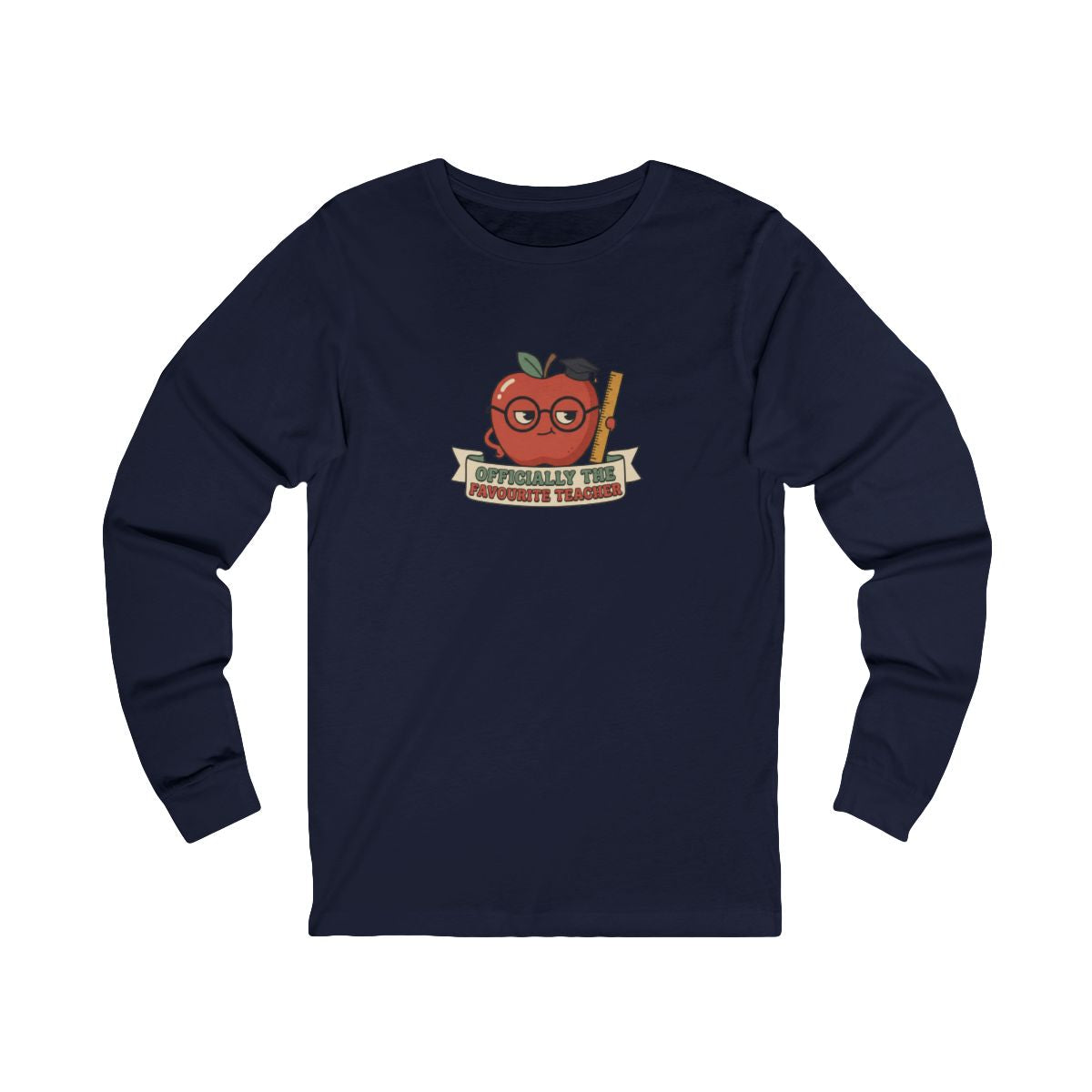 Officially the Favourite Teacher Long Sleeve Tee | Funny Teacher Shirt