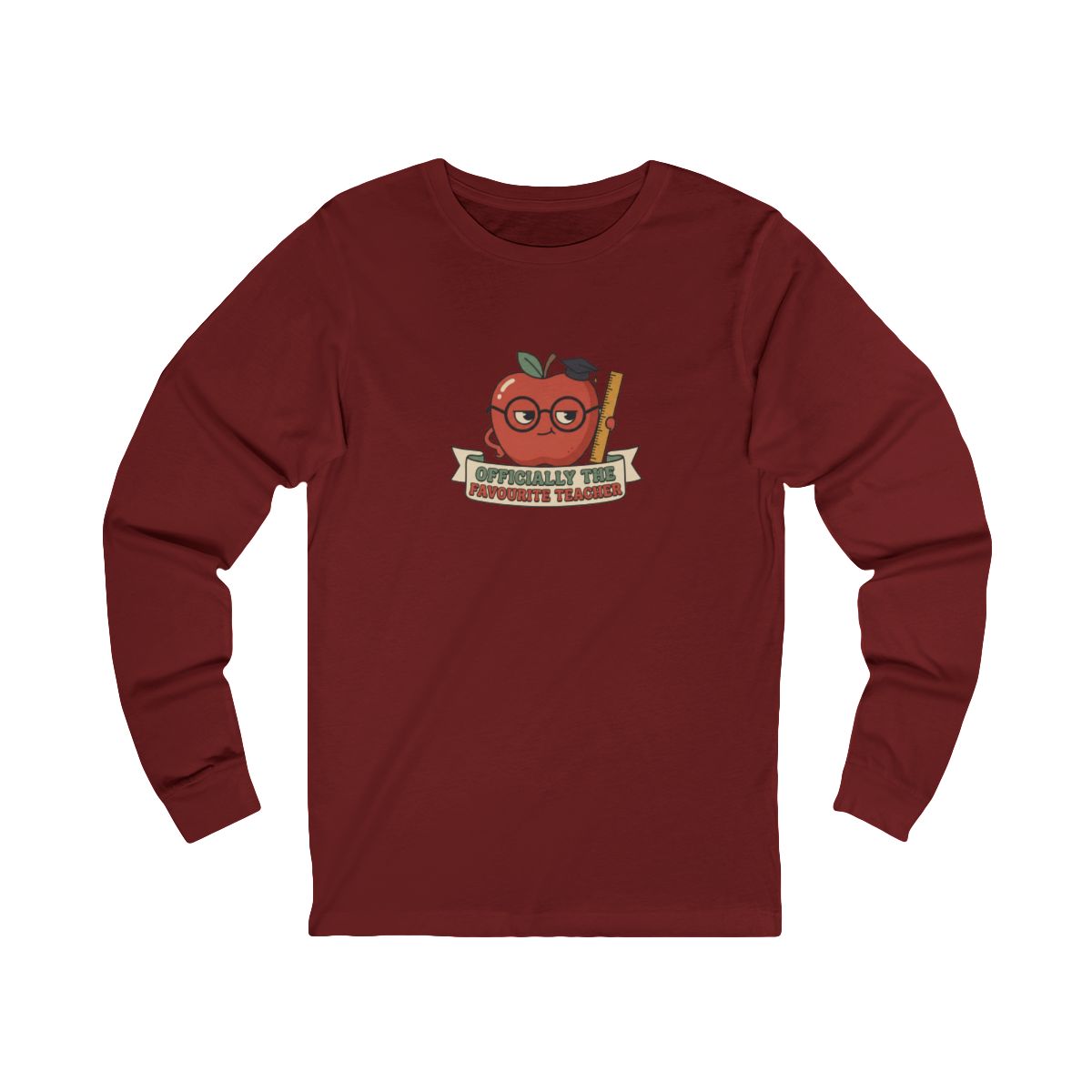 Officially the Favourite Teacher Long Sleeve Tee | Funny Teacher Shirt