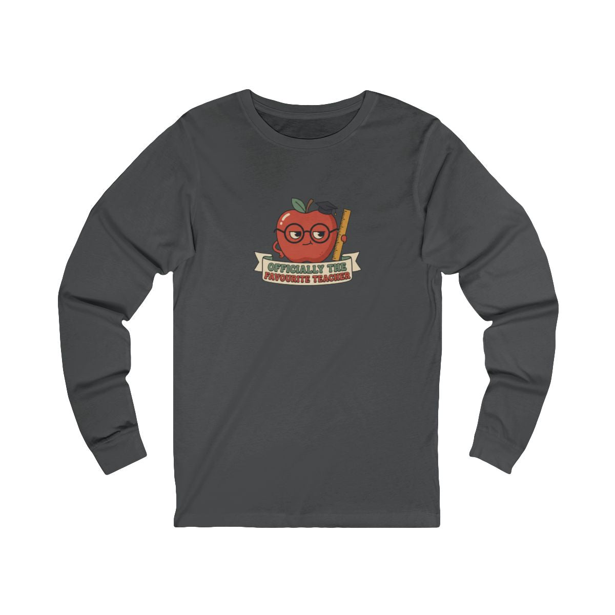 Officially the Favourite Teacher Long Sleeve Tee | Funny Teacher Shirt