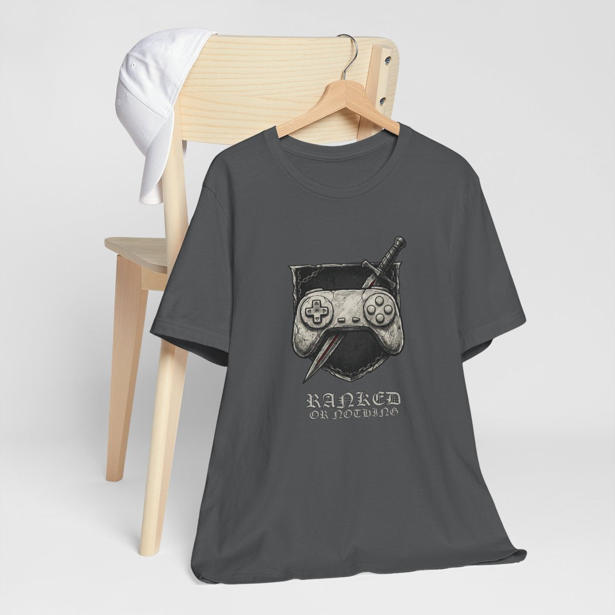 Ranked or Nothing Tee | Hardcore Gamer Streetwear Shirt