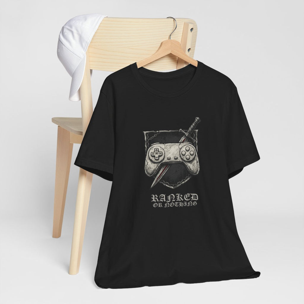 Ranked or Nothing Tee | Hardcore Gamer Streetwear Shirt