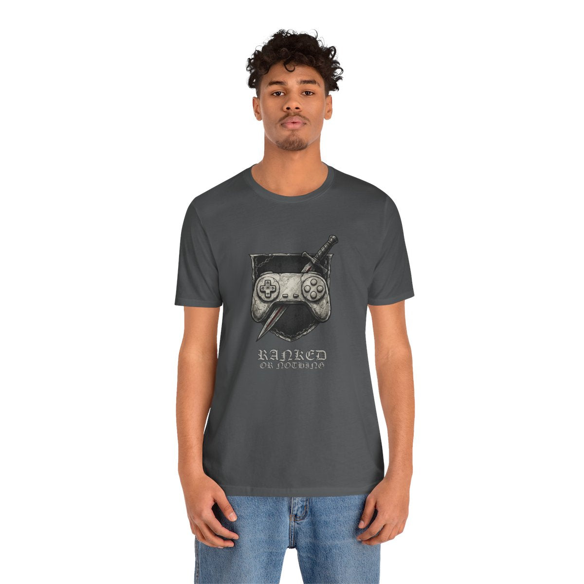 Ranked or Nothing Tee | Hardcore Gamer Streetwear Shirt