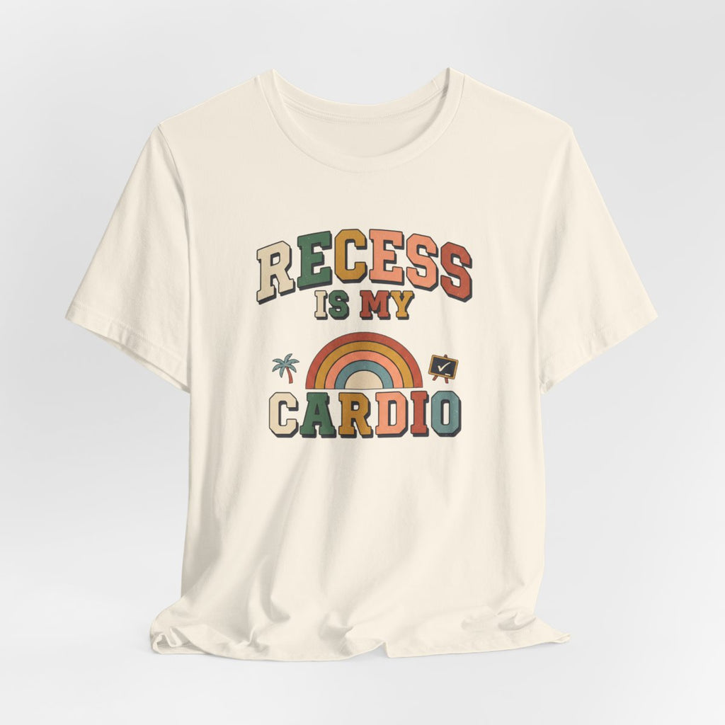 Recess Is My Cardio Tee | Funny PE Teacher Shirt
