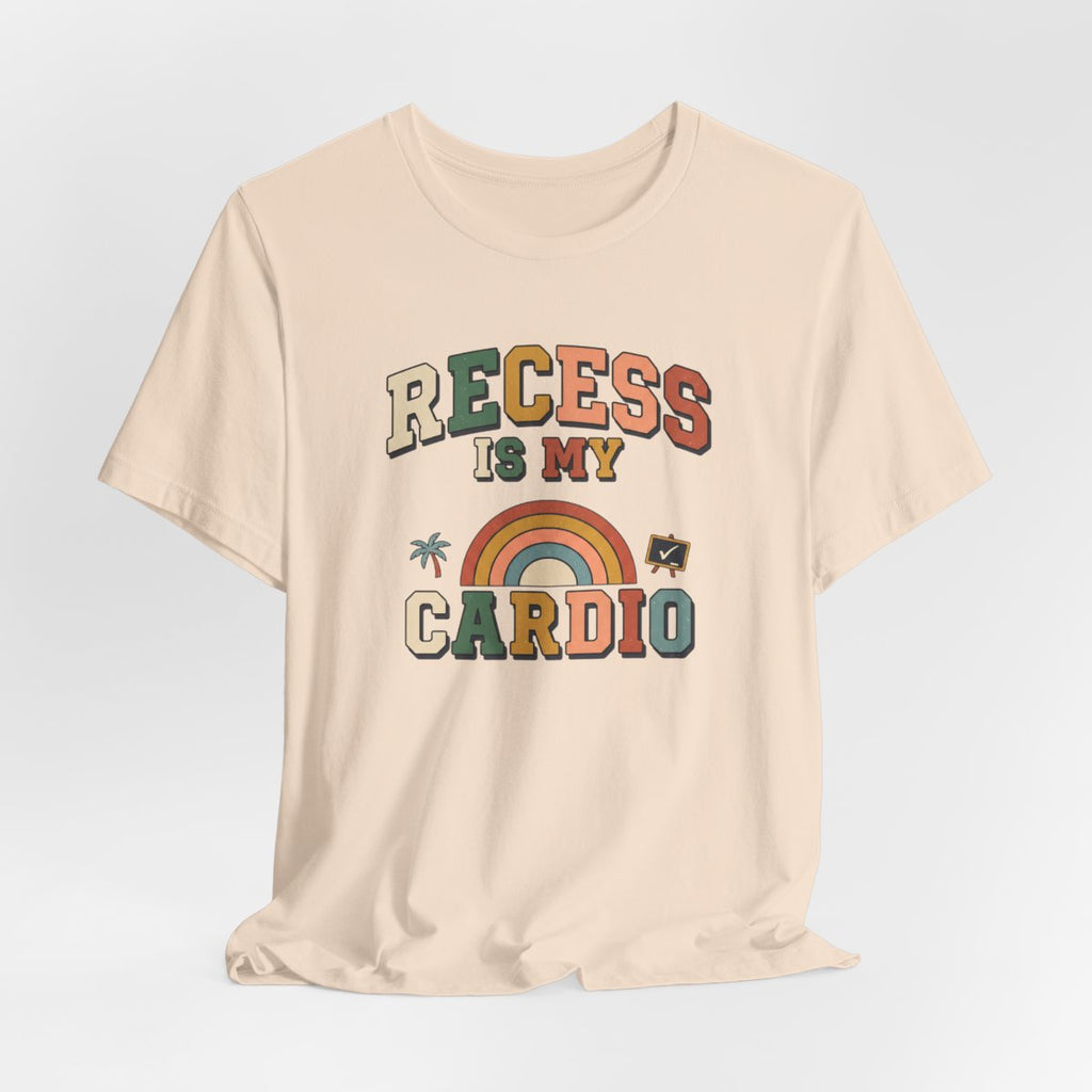 Recess Is My Cardio Tee | Funny PE Teacher Shirt