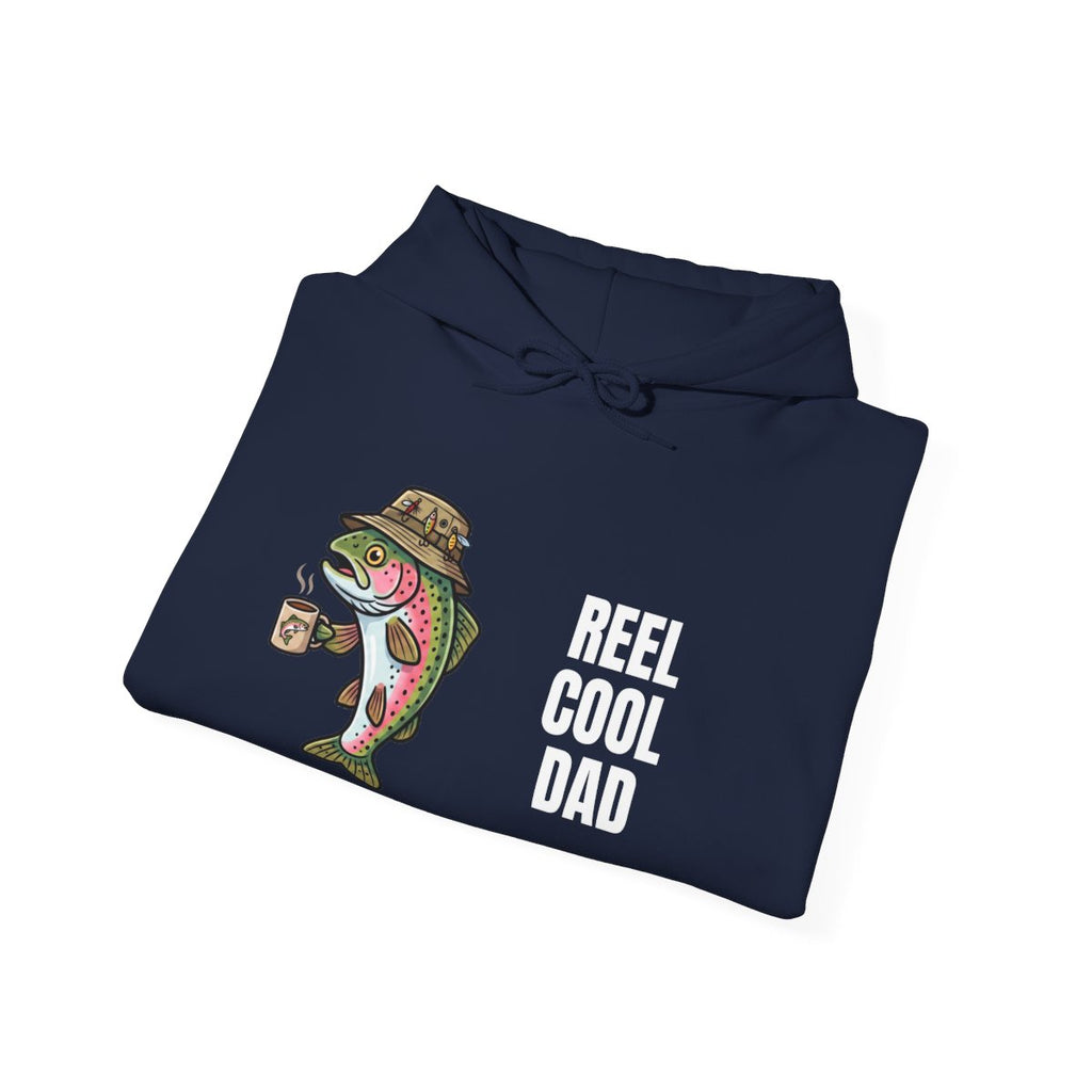 Reel Cool Dad Hoodie | Funny Fishing Dad Shirt