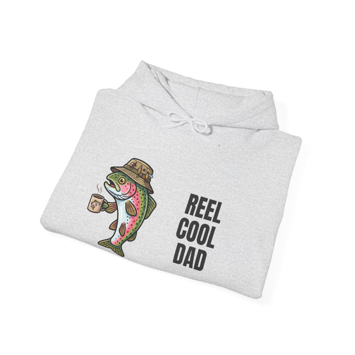 Reel Cool Dad Hoodie | Funny Fishing Dad Shirt