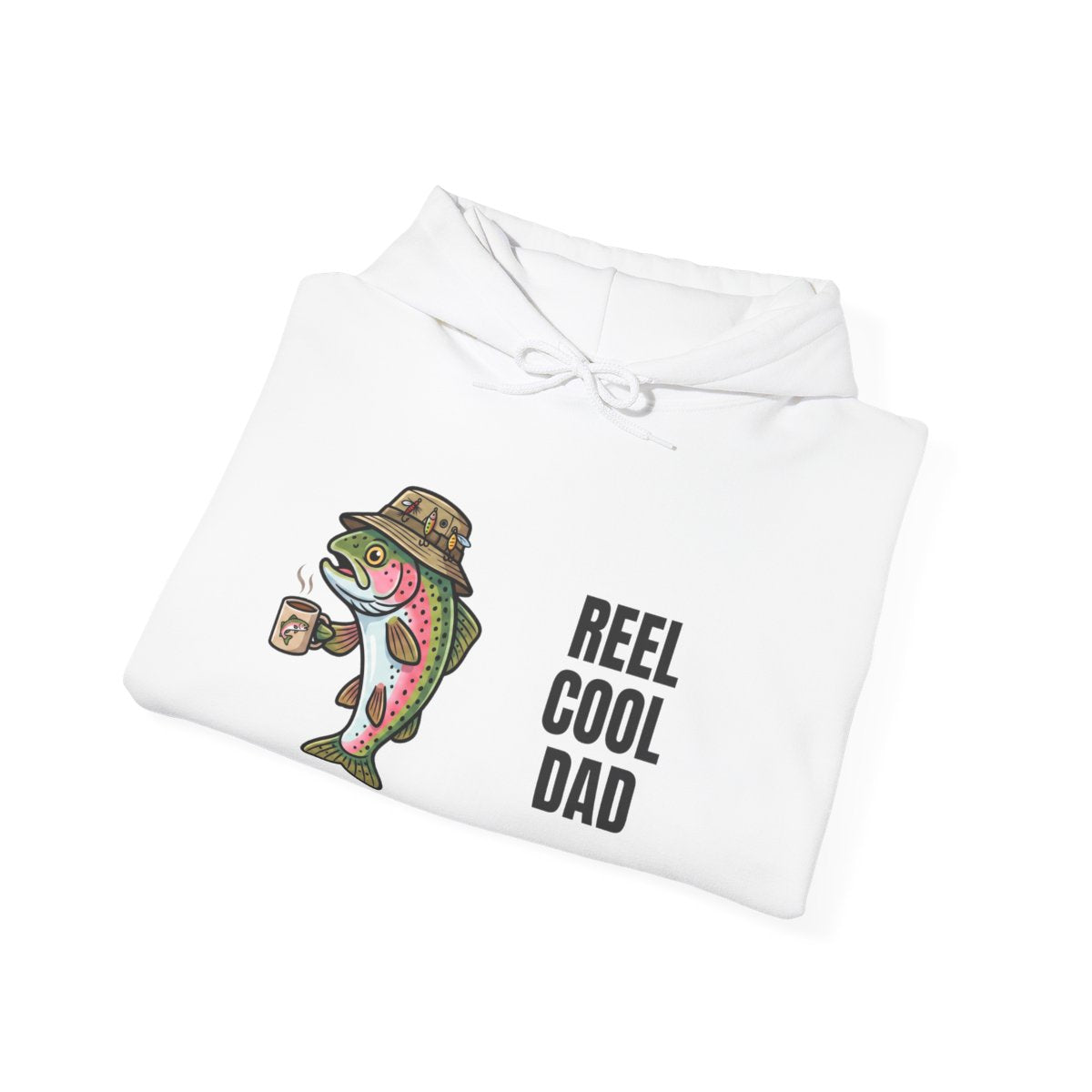 Reel Cool Dad Hoodie | Funny Fishing Dad Shirt