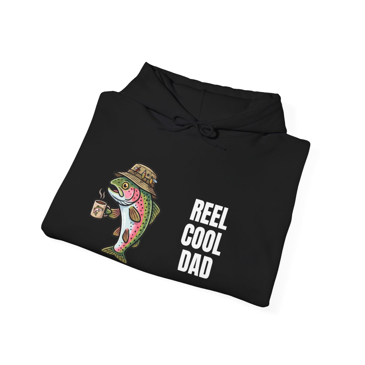 Reel Cool Dad Hoodie | Funny Fishing Dad Shirt