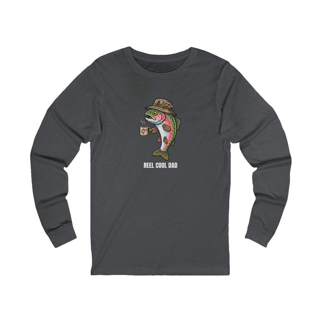 Reel Cool Dad Long Sleeve Tee | Funny Fishing Dad Shirt