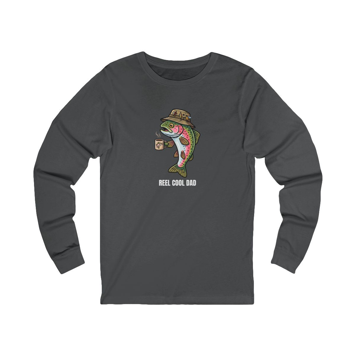 Reel Cool Dad Long Sleeve Tee | Funny Fishing Dad Shirt