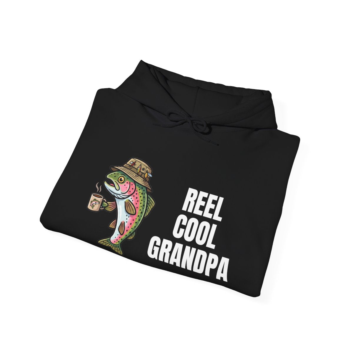Reel Cool Grandpa Hoodie | Funny Fishing Grandpa Shirt