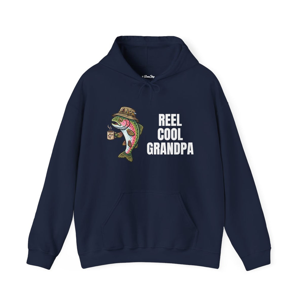 Reel Cool Grandpa Hoodie | Funny Fishing Grandpa Shirt