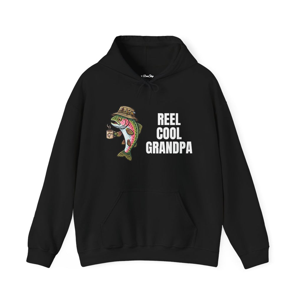 Reel Cool Grandpa Hoodie | Funny Fishing Grandpa Shirt