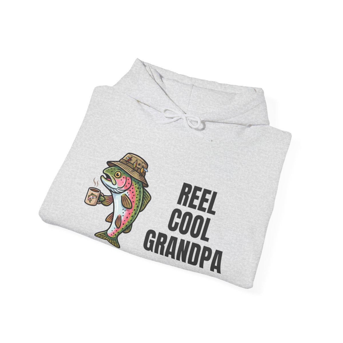 Reel Cool Grandpa Hoodie | Funny Fishing Grandpa Shirt