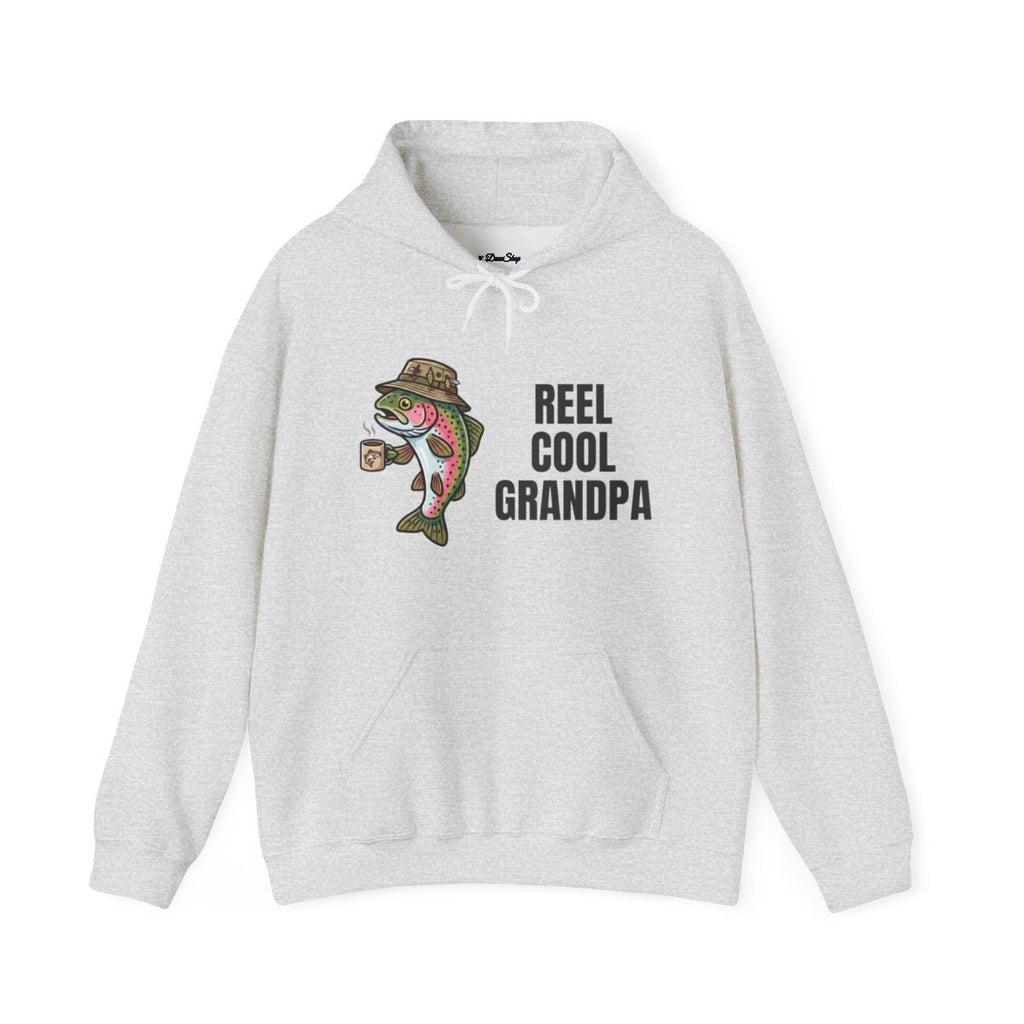 Reel Cool Grandpa Hoodie | Funny Fishing Grandpa Shirt