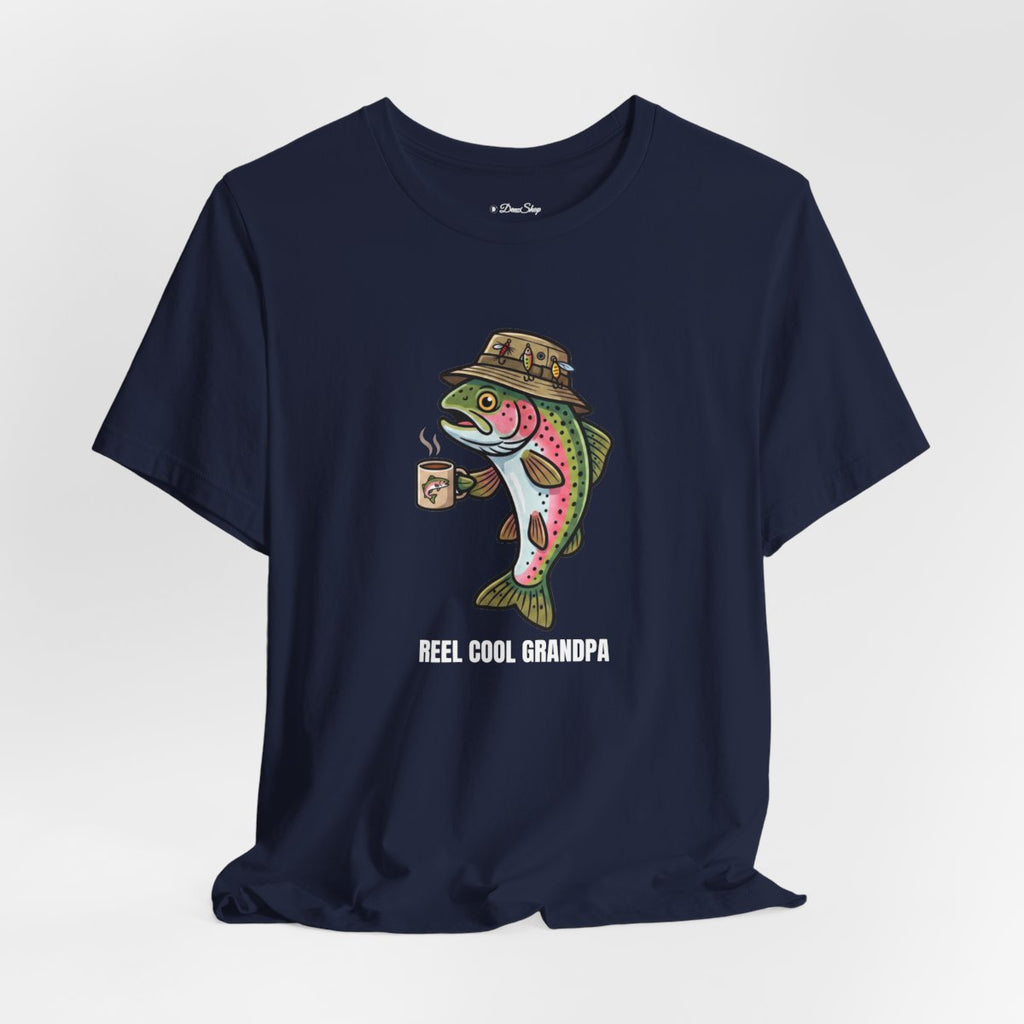 Reel Cool Grandpa Tee | Funny Fishing Grandpa Shirt