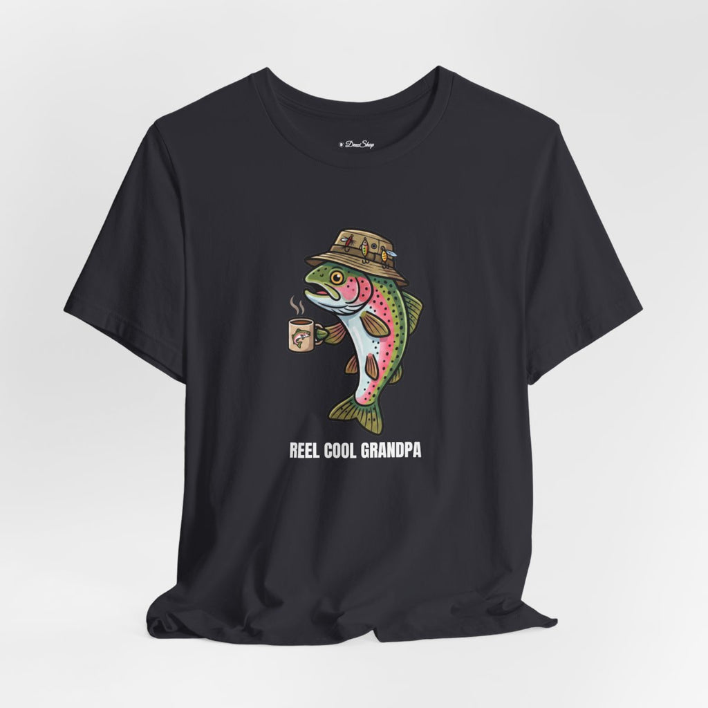 Reel Cool Grandpa Tee | Funny Fishing Grandpa Shirt