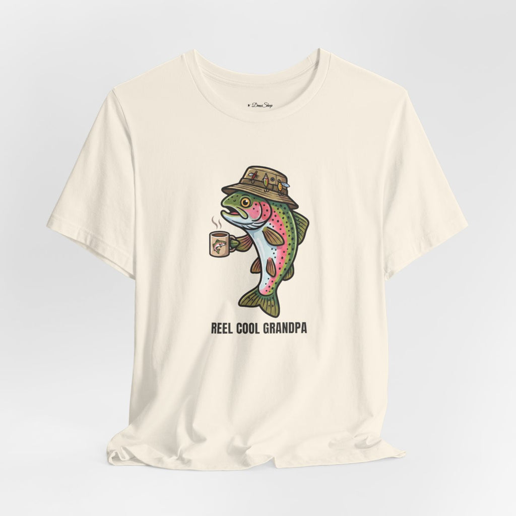 Reel Cool Grandpa Tee | Funny Fishing Grandpa Shirt