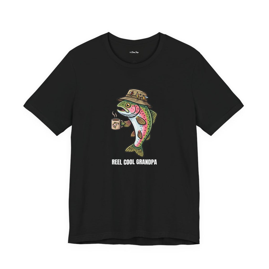 Reel Cool Grandpa Tee | Funny Fishing Grandpa Shirt
