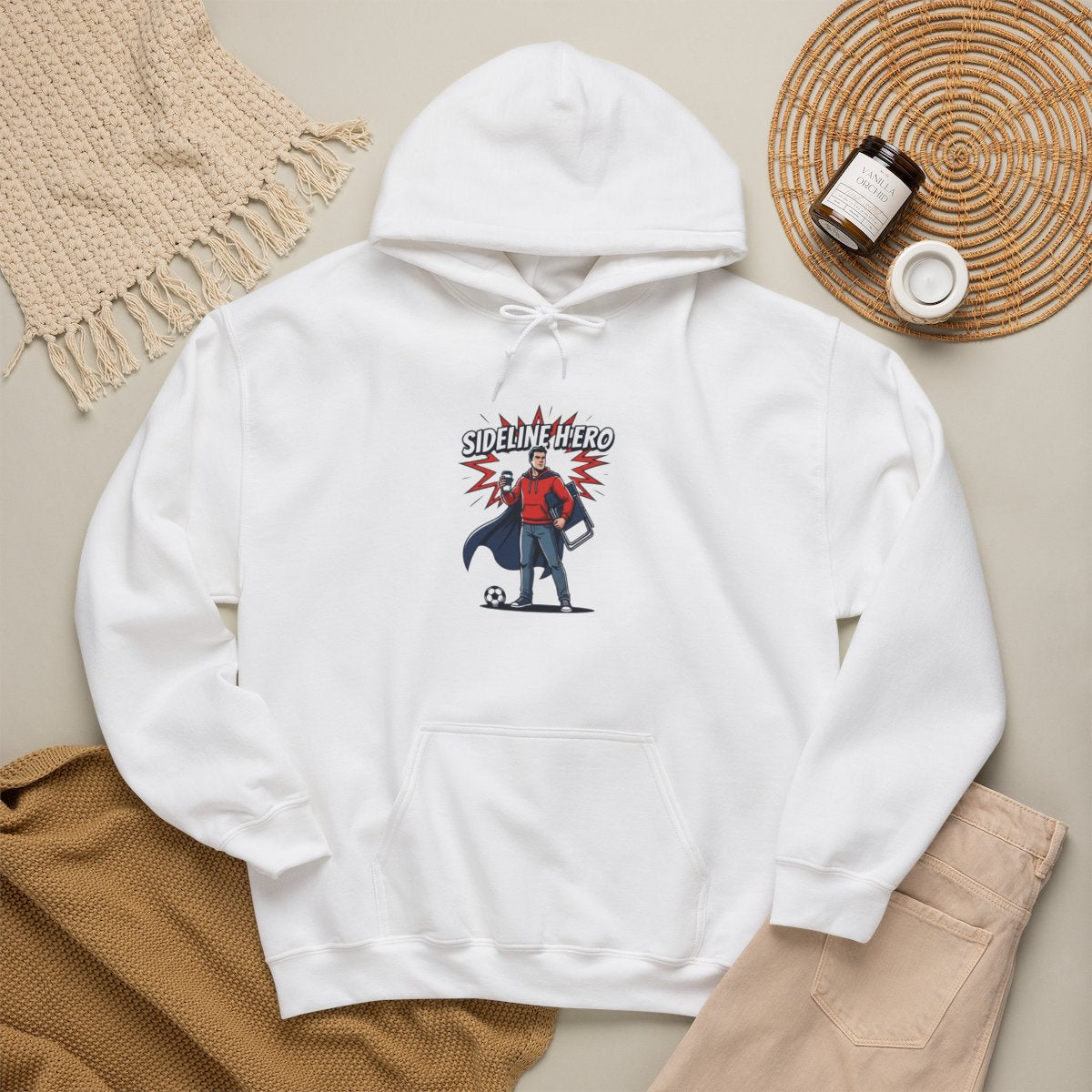 Sideline Hero Hoodie | Funny Soccer Parent