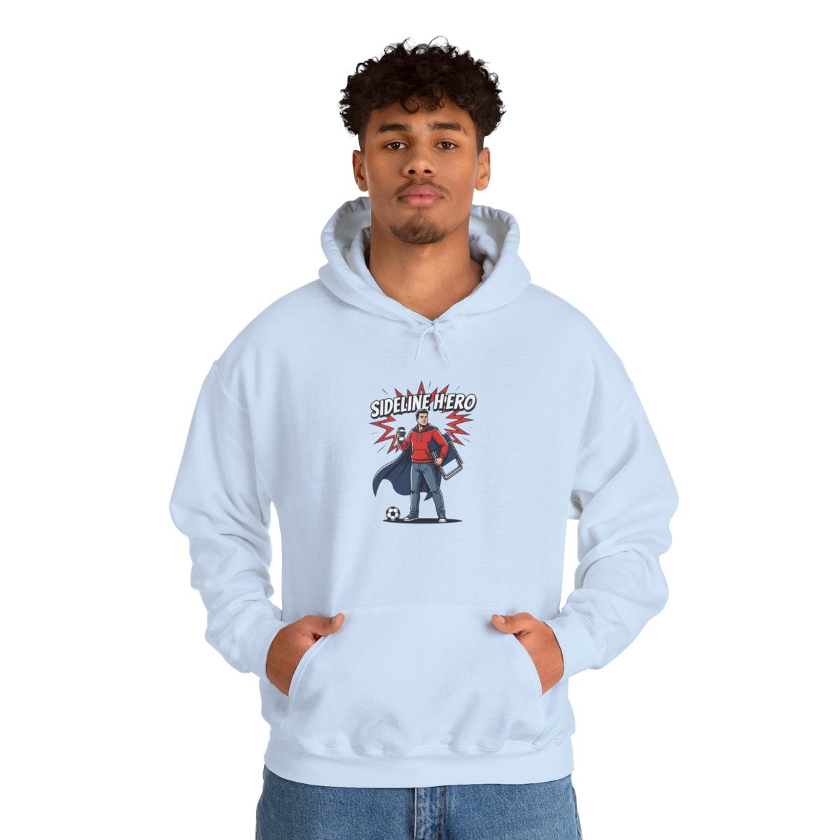 Sideline Hero Hoodie | Funny Soccer Parent