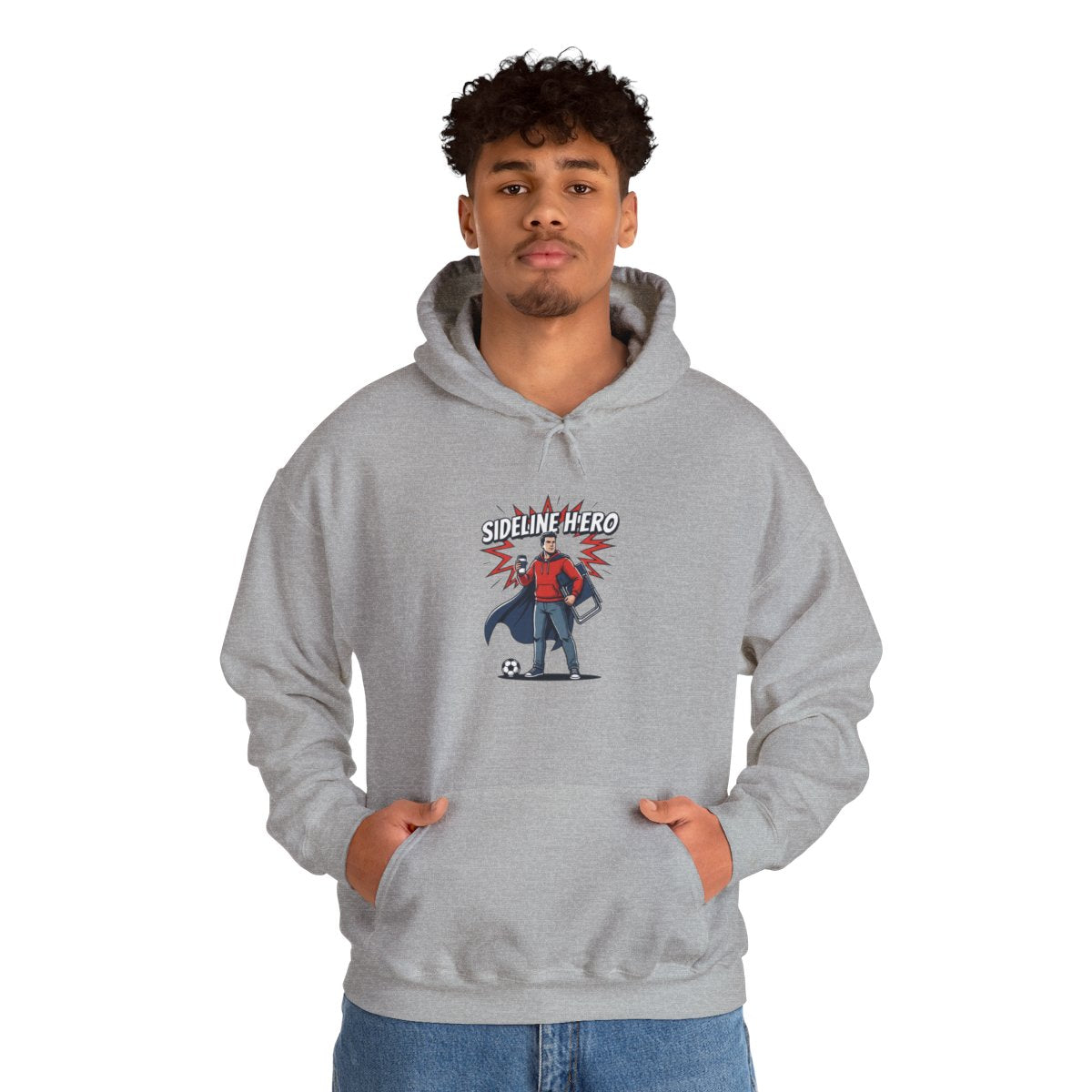 Sideline Hero Hoodie | Funny Soccer Parent