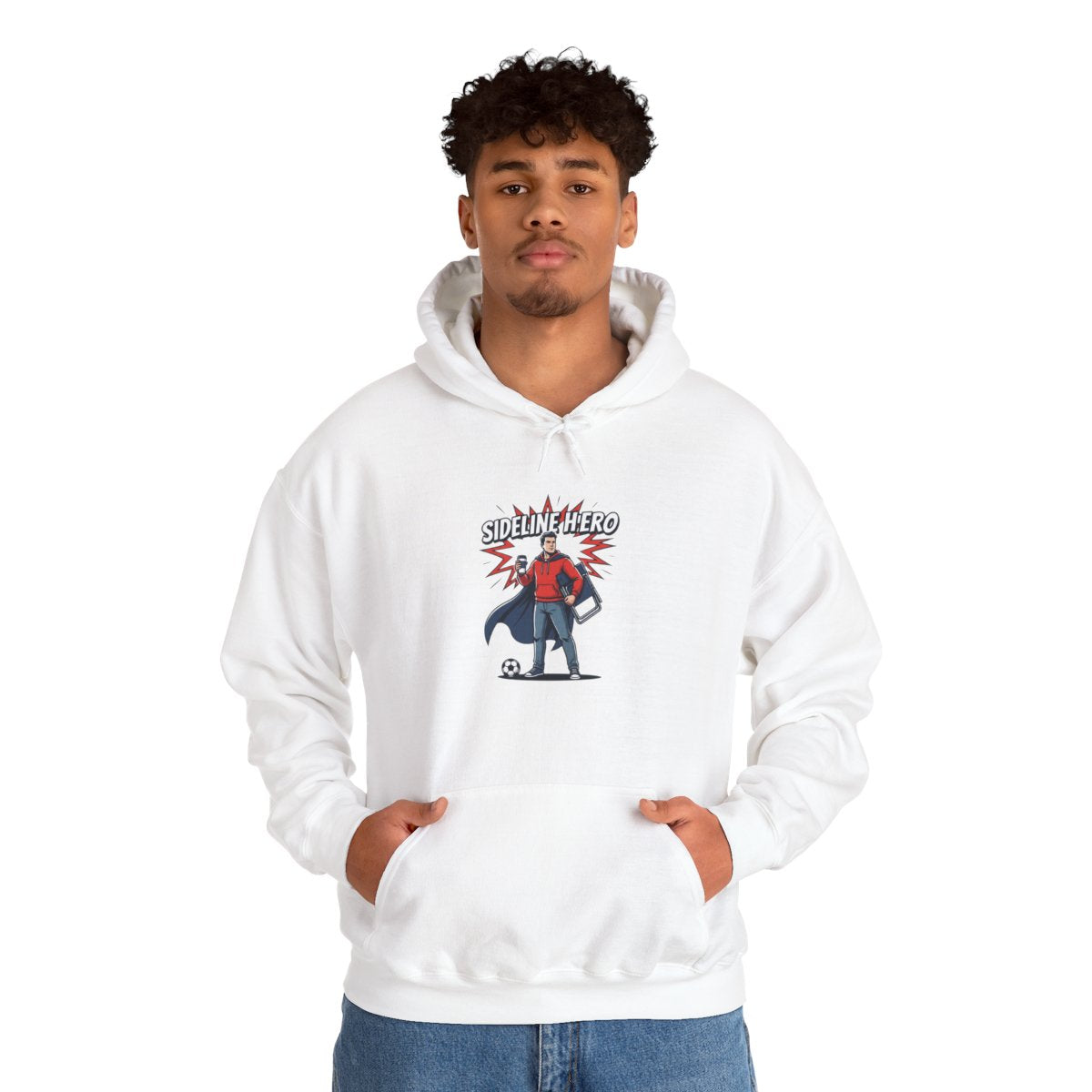 Sideline Hero Hoodie | Funny Soccer Parent