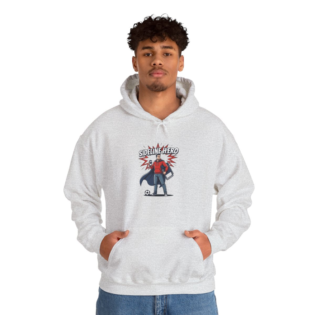 Sideline Hero Hoodie | Funny Soccer Parent