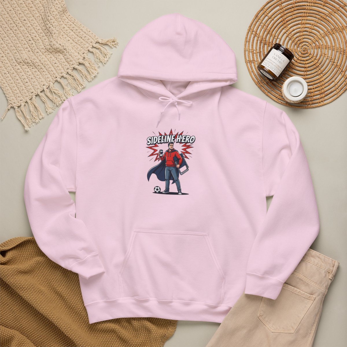 Sideline Hero Hoodie | Funny Soccer Parent