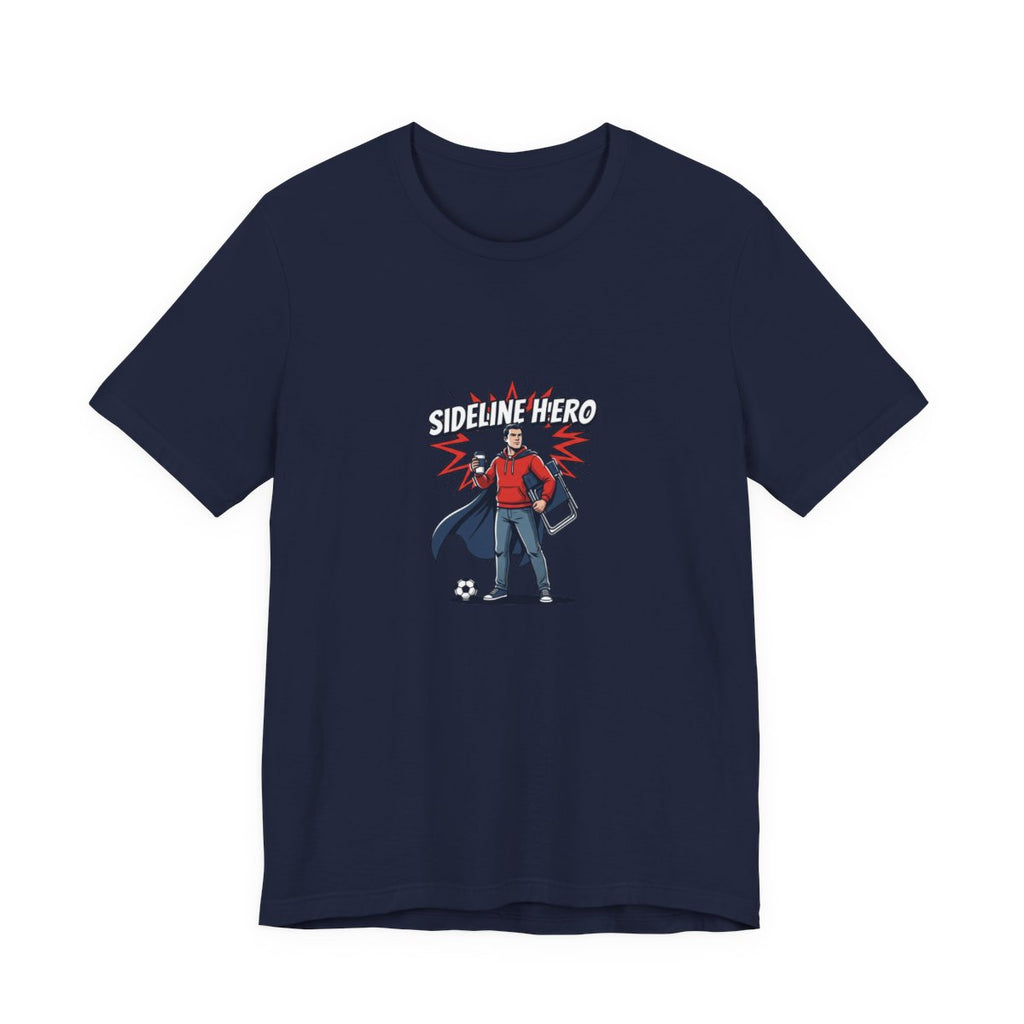 Sideline Hero Tee | Funny Soccer Parent, Comic Style
