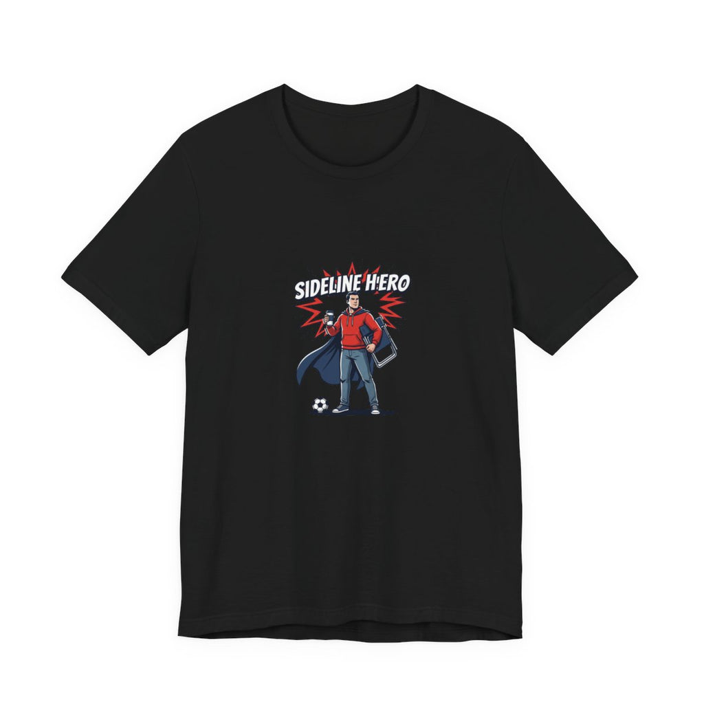 Sideline Hero Tee | Funny Soccer Parent, Comic Style