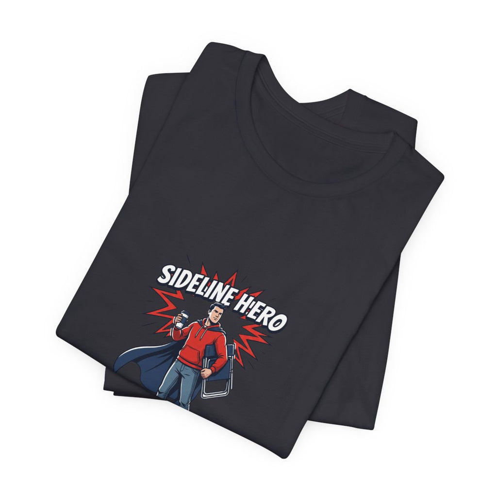 Sideline Hero Tee | Funny Soccer Parent, Comic Style