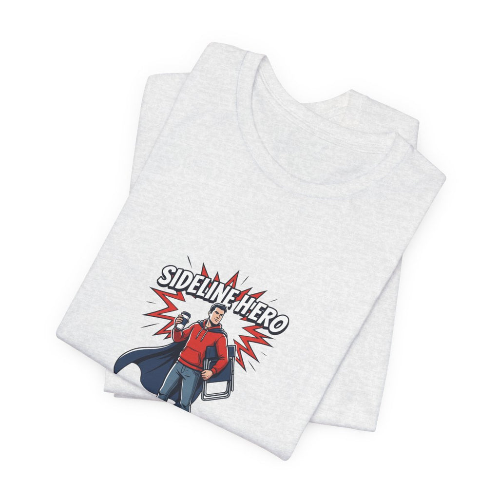 Sideline Hero Tee | Funny Soccer Parent, Comic Style