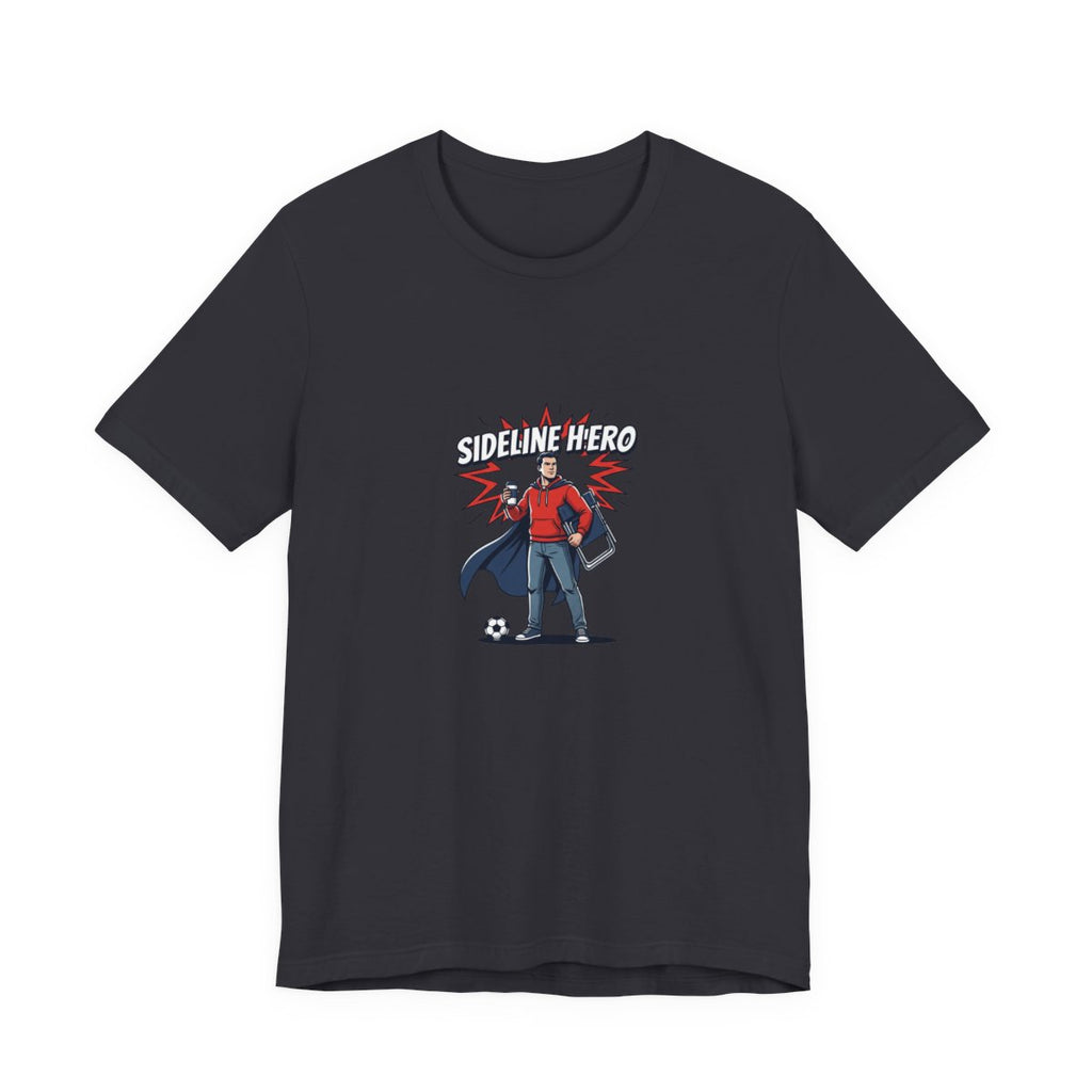 Sideline Hero Tee | Funny Soccer Parent, Comic Style