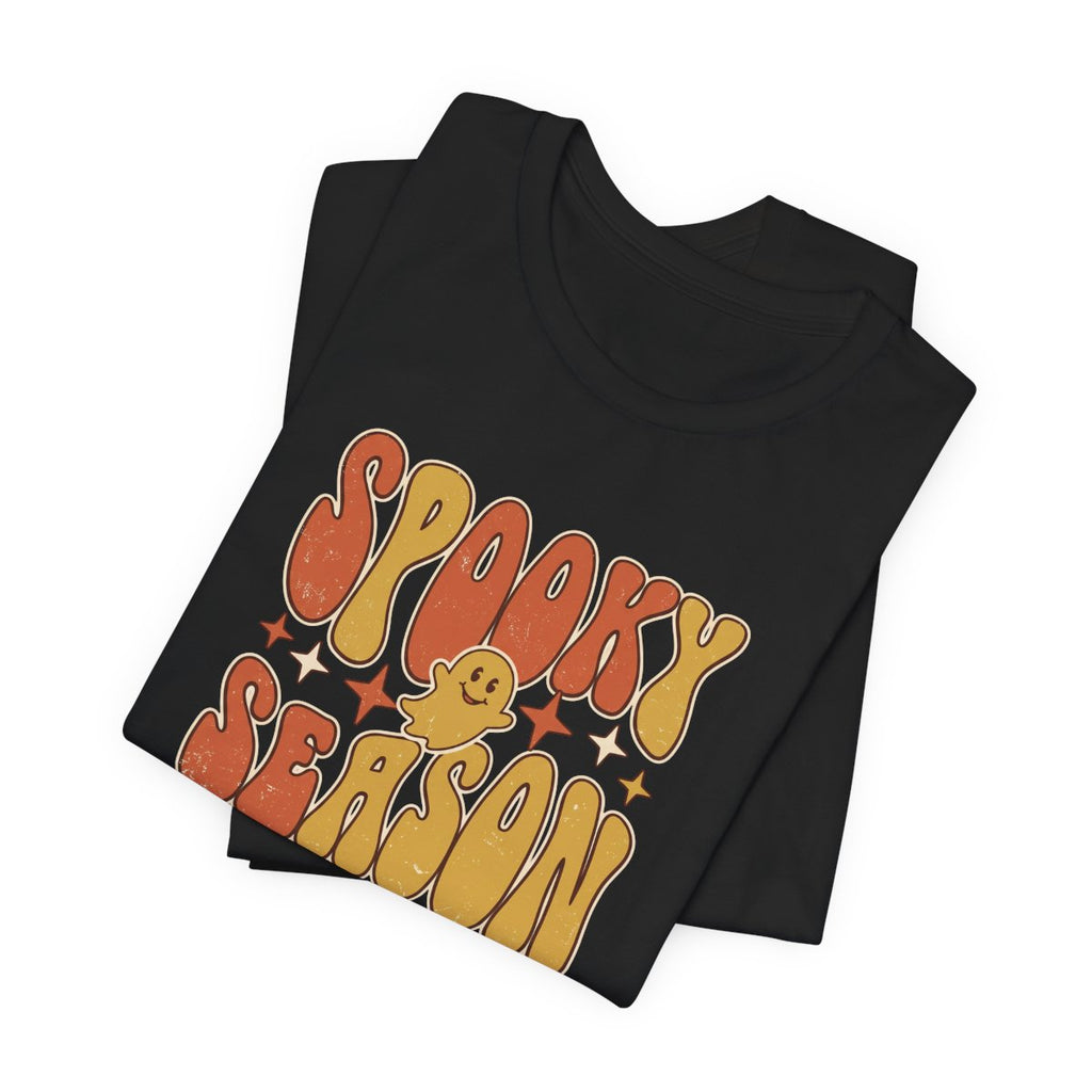 Spooky Season Tee | Retro Groovy Halloween Ghost Shirt