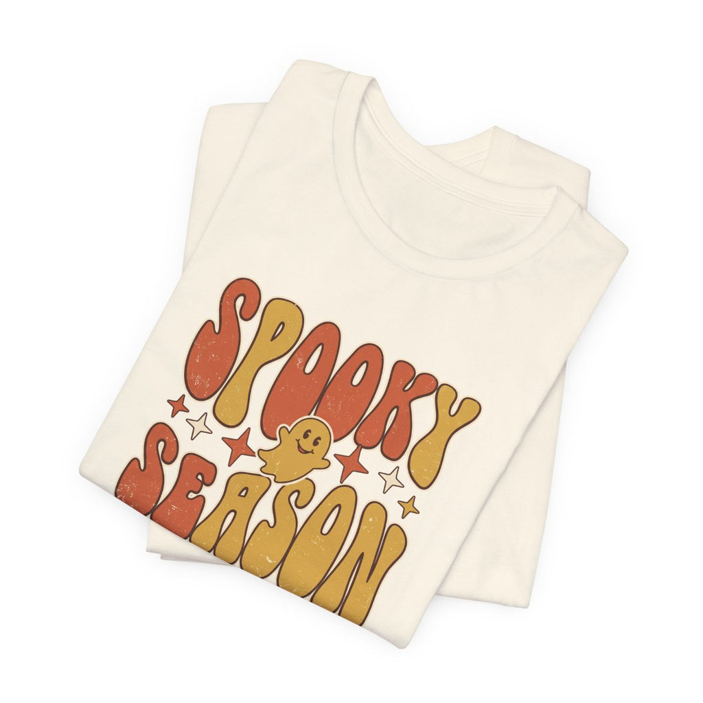 Spooky Season Tee | Retro Groovy Halloween Ghost Shirt