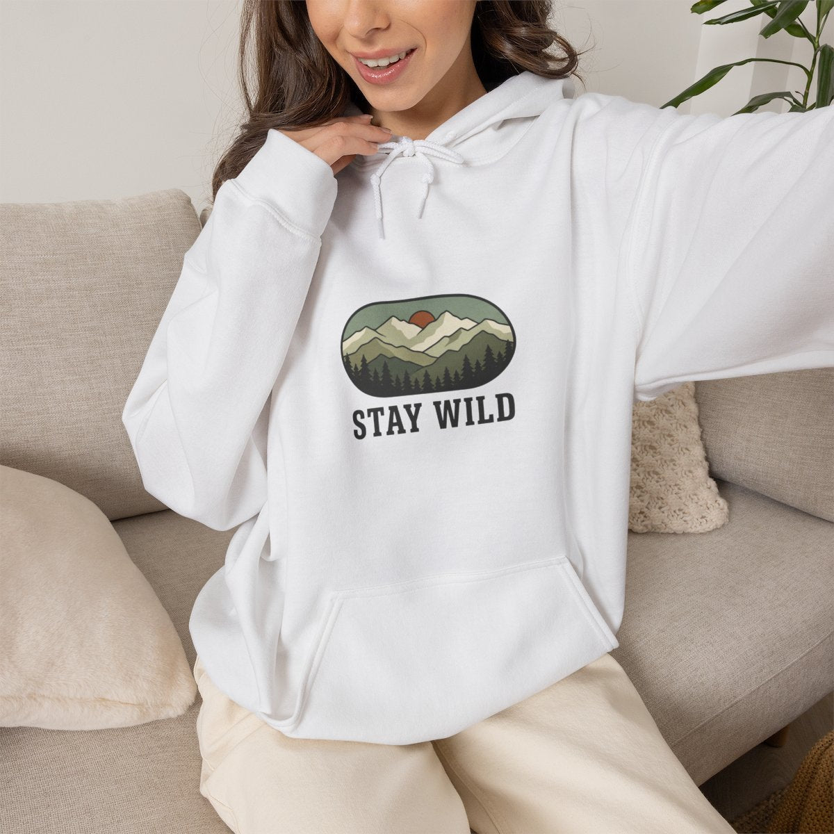 Stay Wild Hoodie | Mountain Forest Outdoors