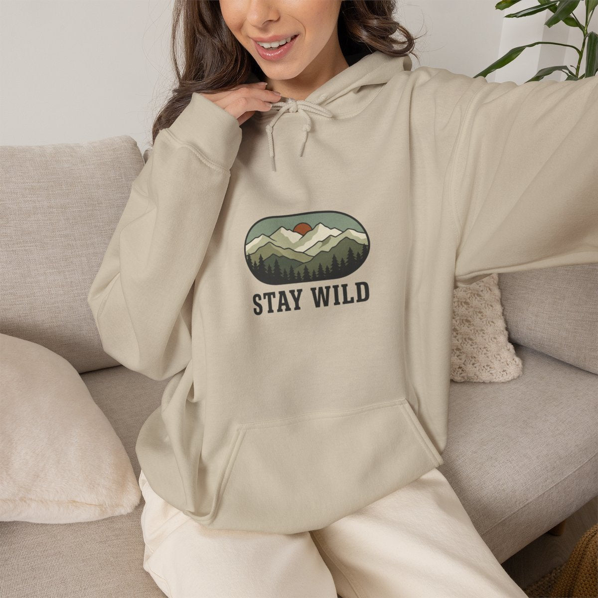 Stay Wild Hoodie | Mountain Forest Outdoors