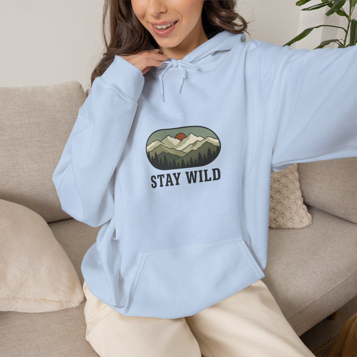 Stay Wild Hoodie | Mountain Forest Outdoors