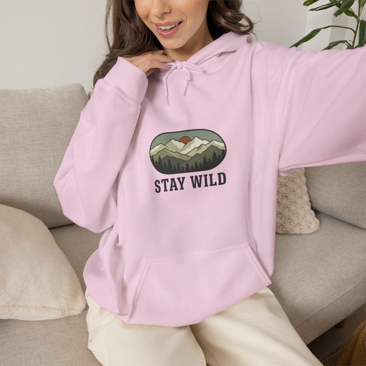 Stay Wild Hoodie | Mountain Forest Outdoors