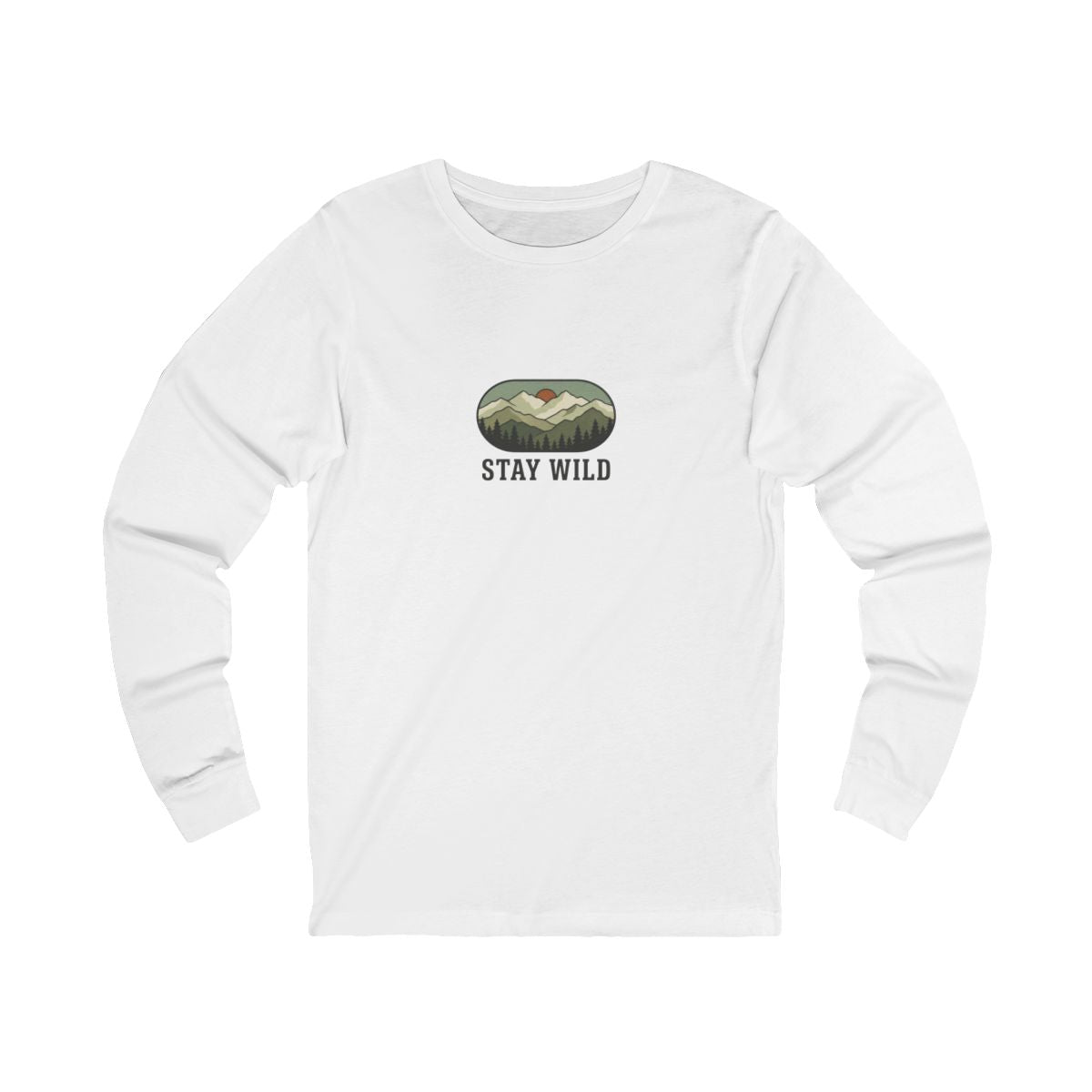 Stay Wild Long Sleeve Tee | Mountain Forest Outdoors