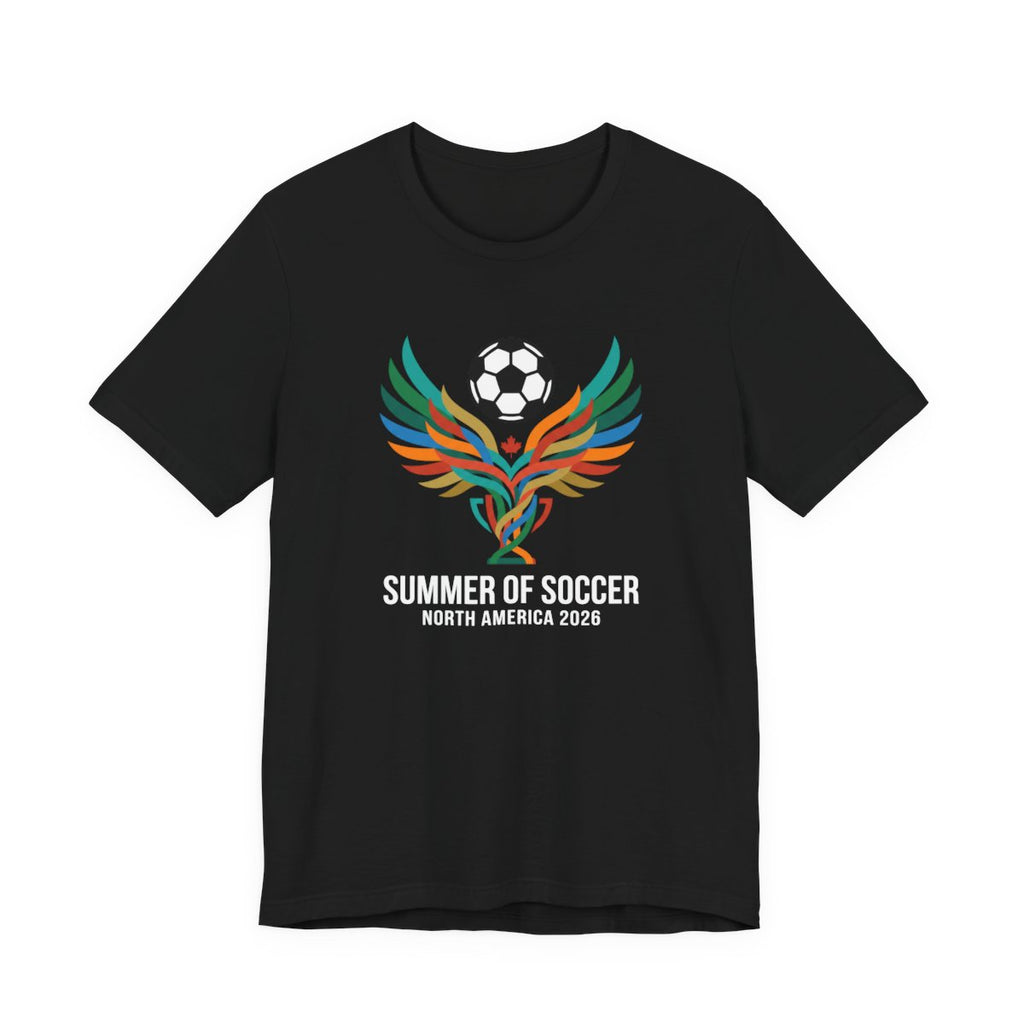 Summer of Soccer 2026 Wings Tee | Canadian Soccer Celebration