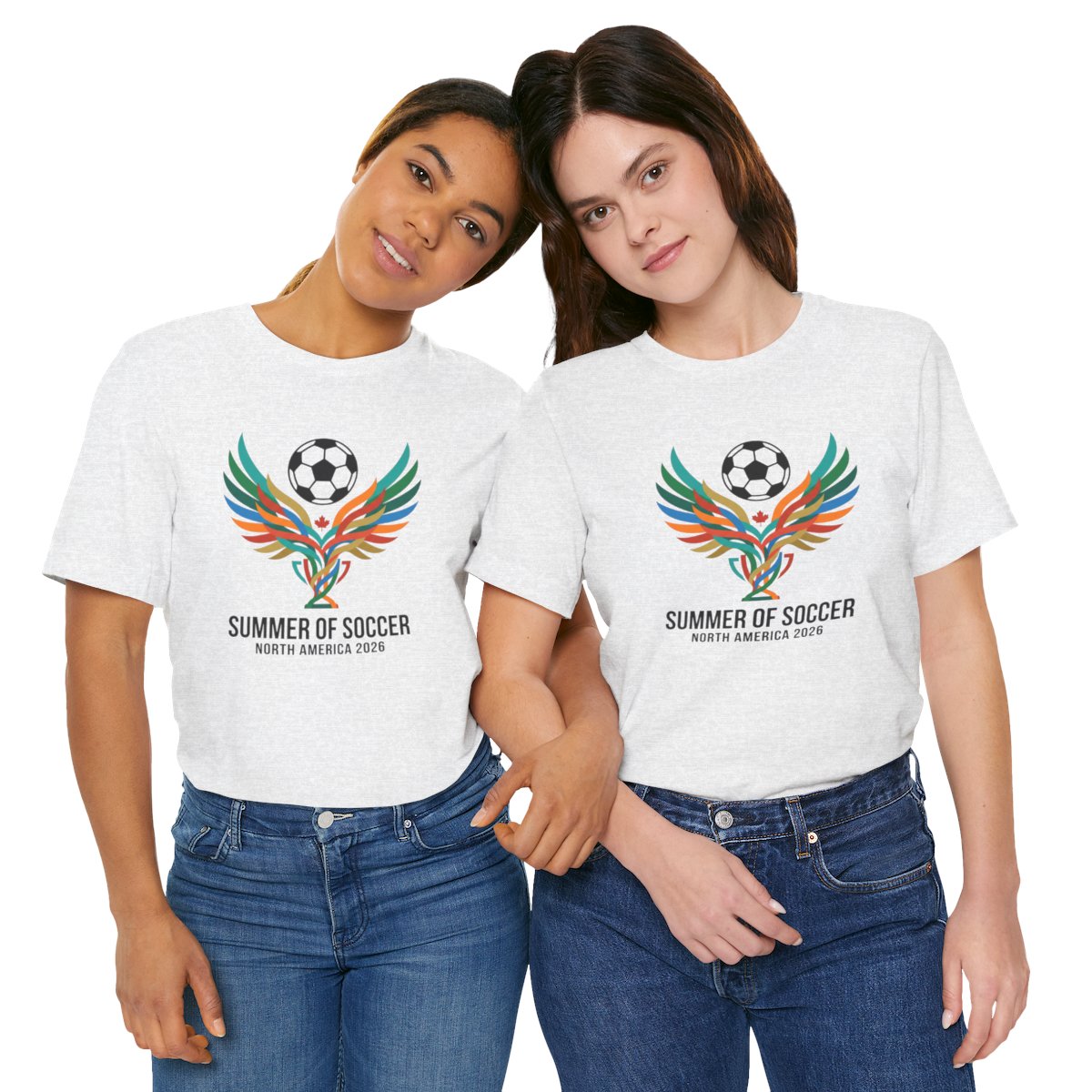 Summer of Soccer 2026 Wings Tee | Canadian Soccer Celebration