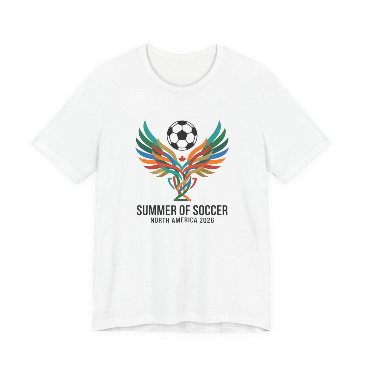 Summer of Soccer 2026 Wings Tee | Canadian Soccer Celebration
