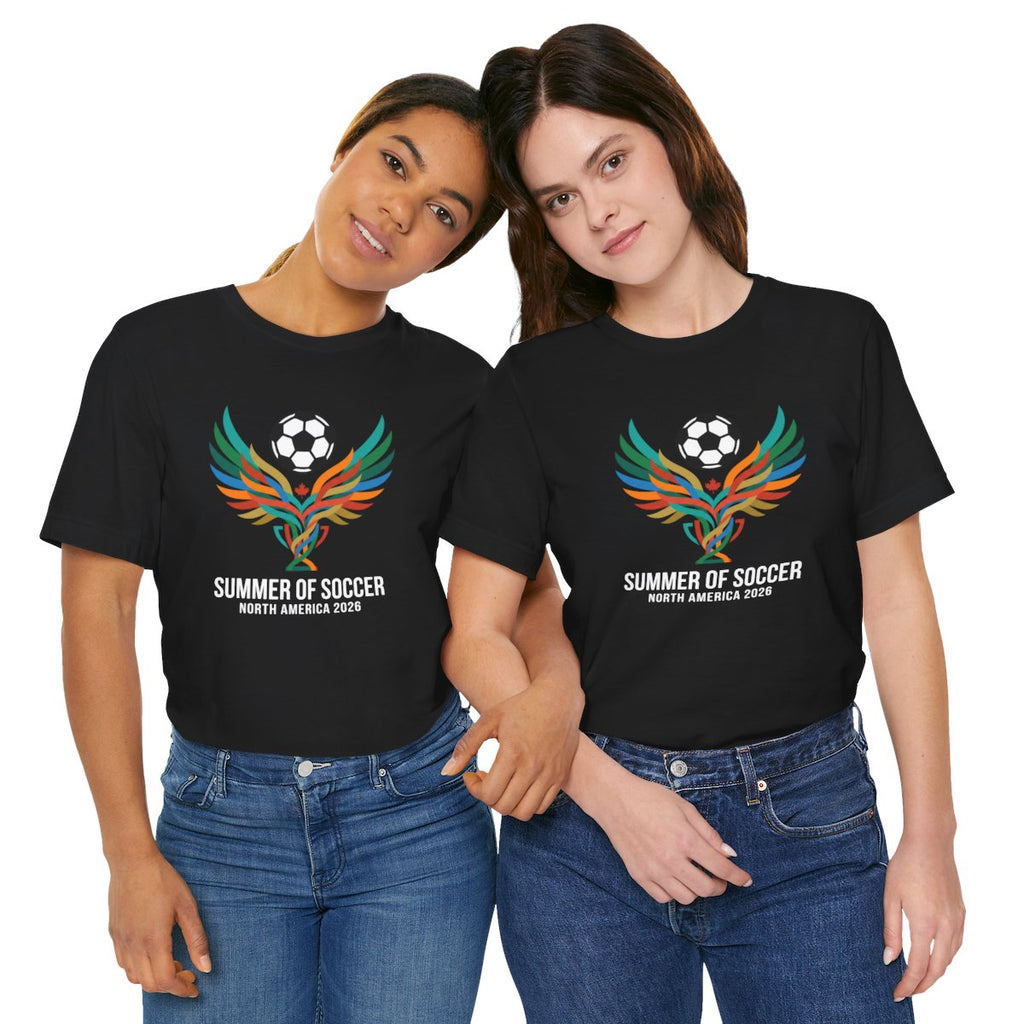 Summer of Soccer 2026 Wings Tee | Canadian Soccer Celebration