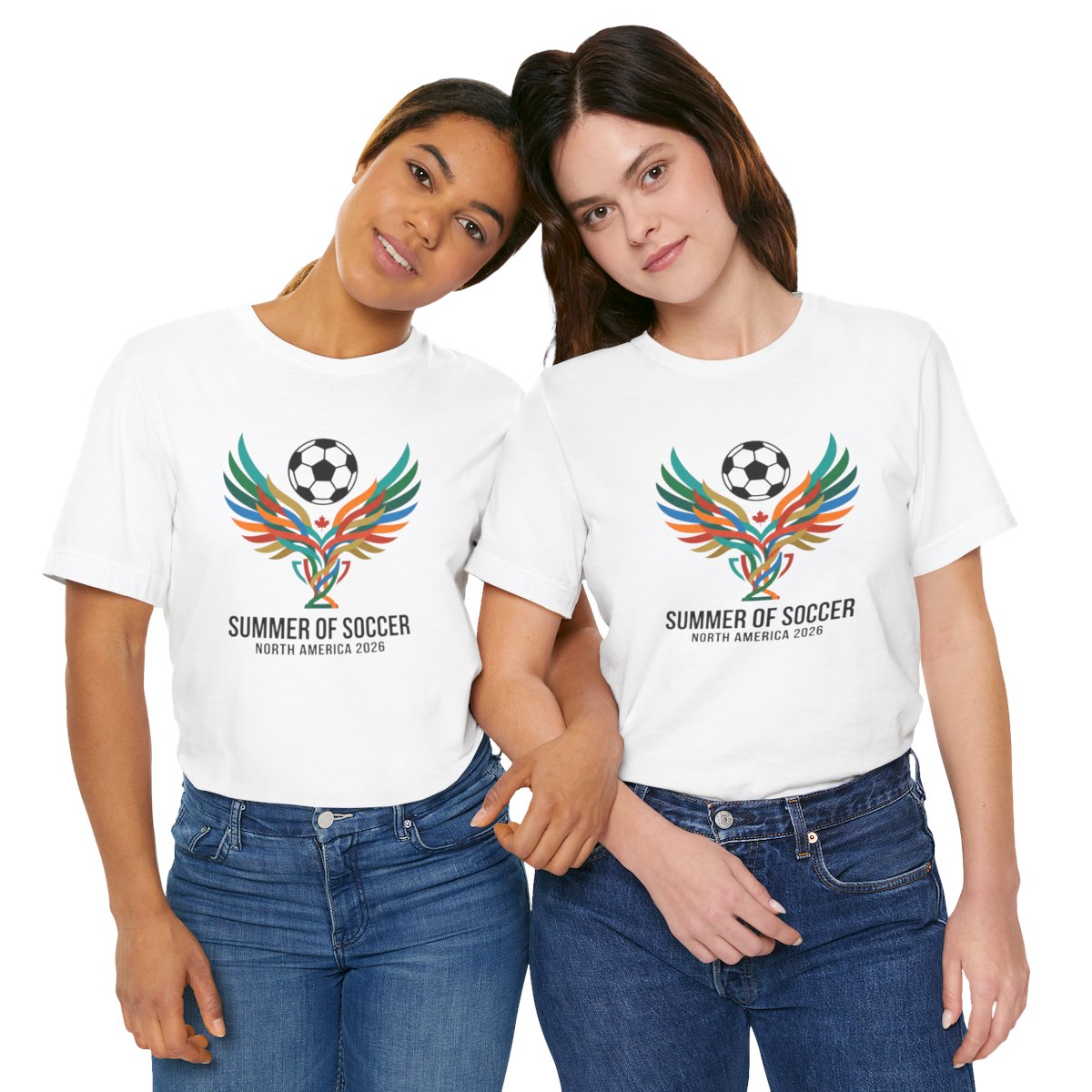Summer of Soccer 2026 Wings Tee | Canadian Soccer Celebration