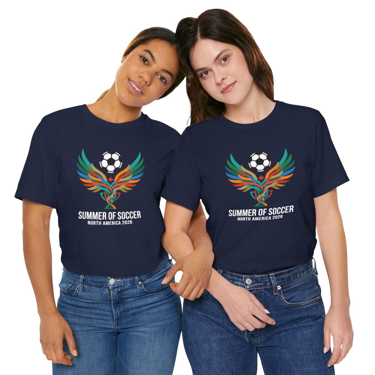 Summer of Soccer 2026 Wings Tee | Canadian Soccer Celebration