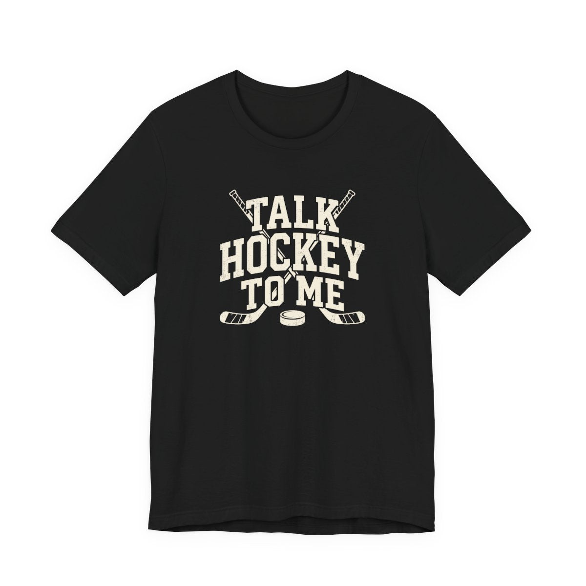 Talk Hockey to Me Tee | Funny Retro Hockey Fan Shirt