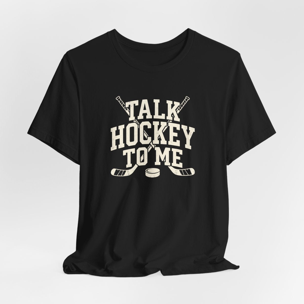 Talk Hockey to Me Tee | Funny Retro Hockey Fan Shirt