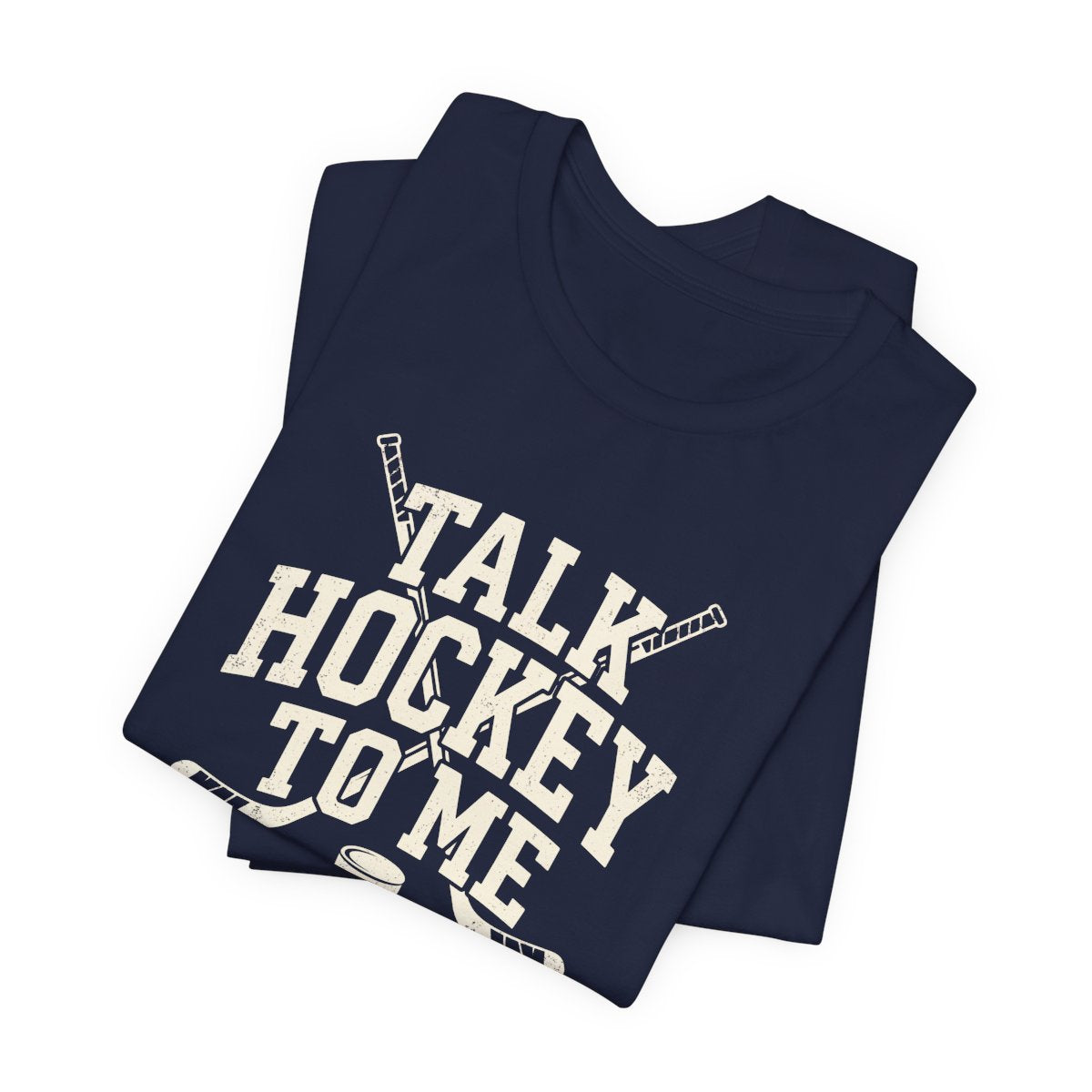 Talk Hockey to Me Tee | Funny Retro Hockey Fan Shirt